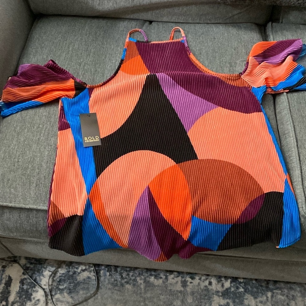 NWT Bold elements ladies off shoulder top - Picture 7 of 7